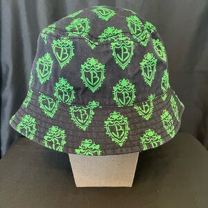 Stylish Black and Green Jonas Brothers Bucket Hat